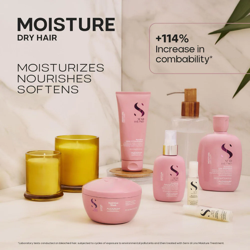 Alfaparf Milano Semi Di Lino Moisture Nutritive Shampoo 500ml - Image 4
