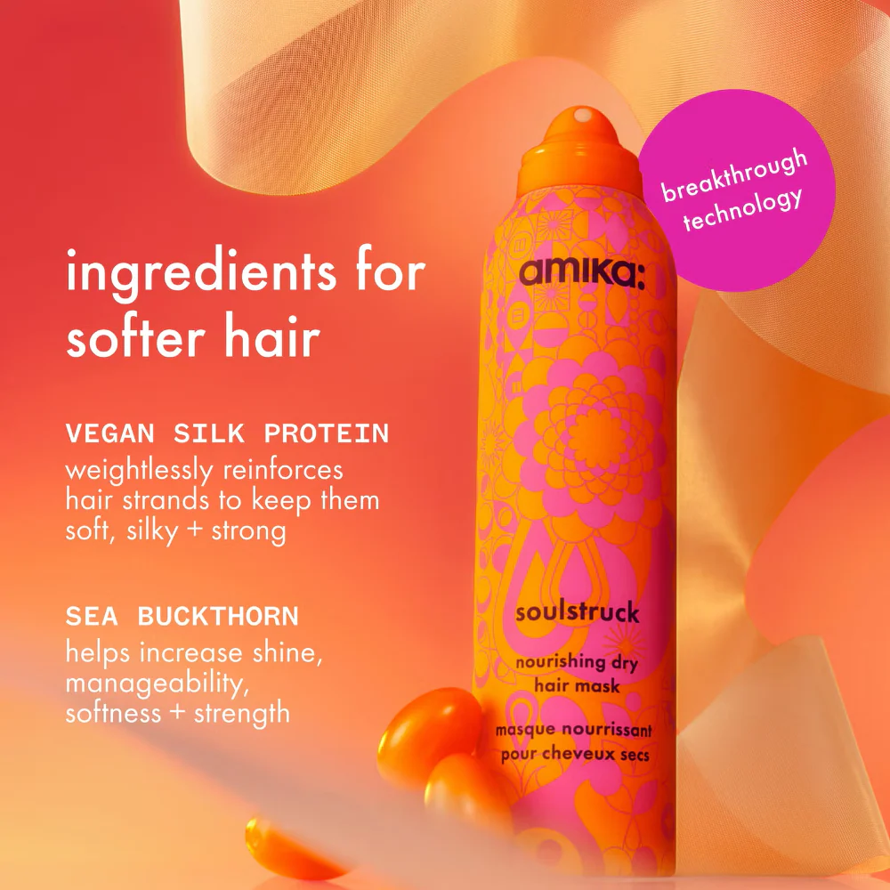 Amika Soulstruck Nourishing Leave-In Dry Hair Mask 200ml - Image 5