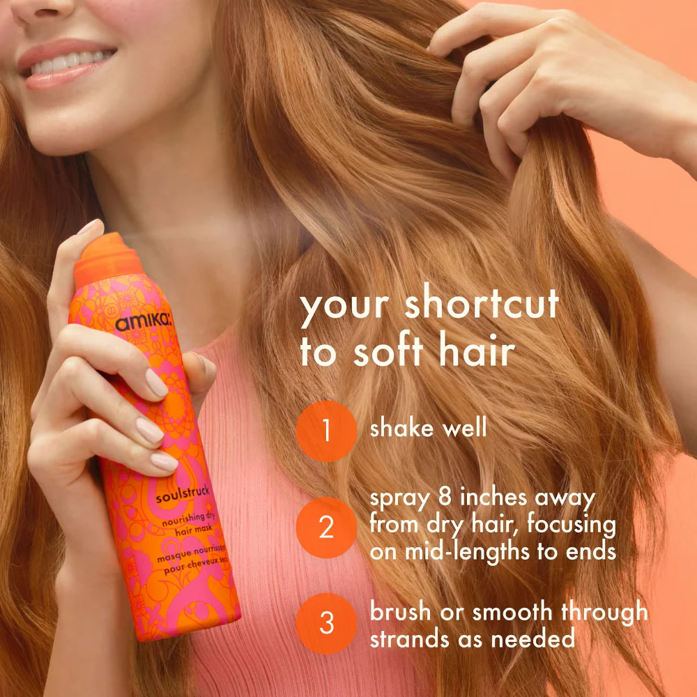 Amika Soulstruck Nourishing Leave-In Dry Hair Mask 95ml - Image 6