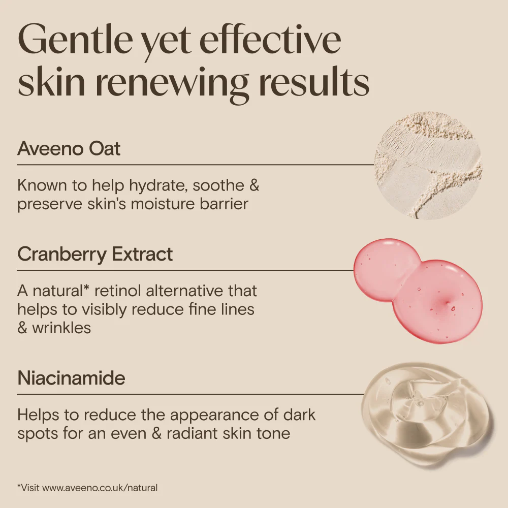 Aveeno Age Renewal Eye Gel Cream Retinol Alternative 15ml - Image 9