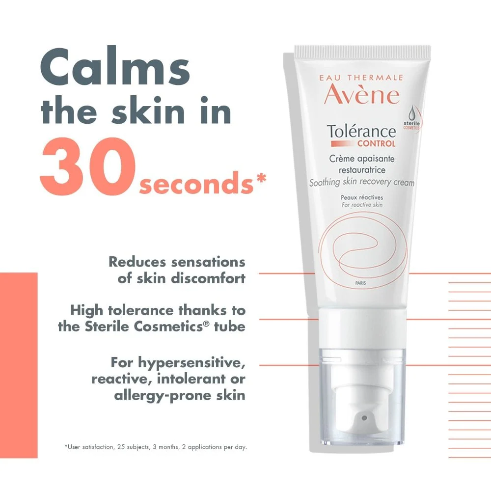 Avene Tolerance Soothing Skin Recovery Cream 40ml - Image 2