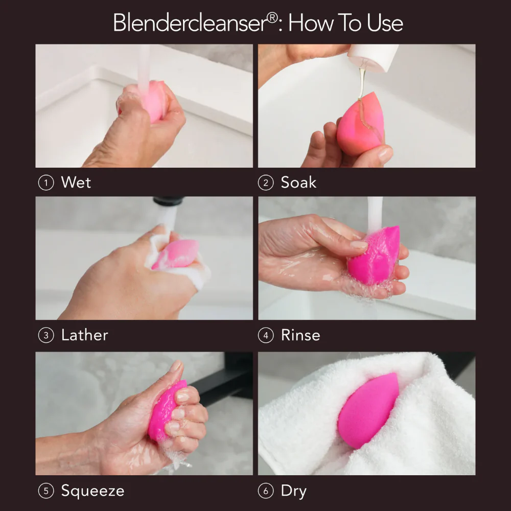 Beautyblender Liquid Blendercleanser Scented Sponge & Brush Cleanser Lavender 150ml - Image 5