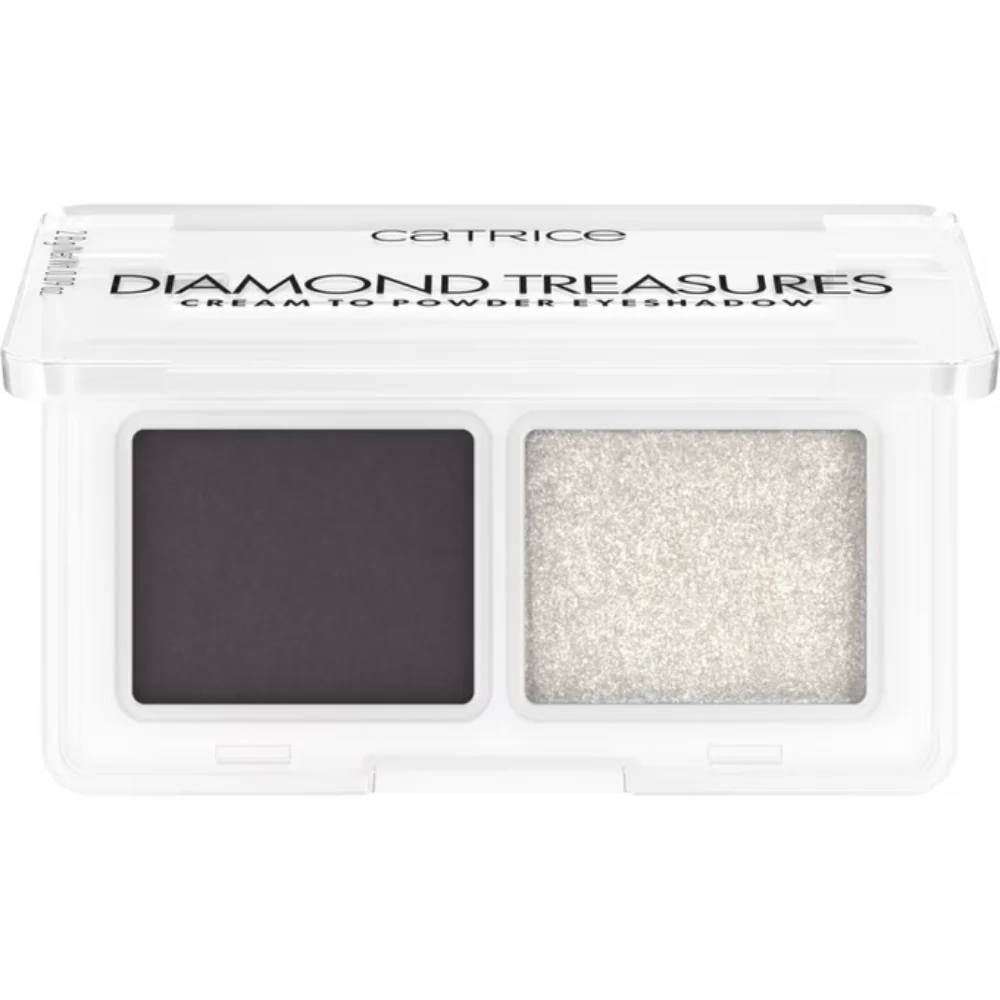 Catrice Cosmetics Diamond Treasures Cream To Powder Smokey Diamond 2 Colour Eyeshadow Palette
