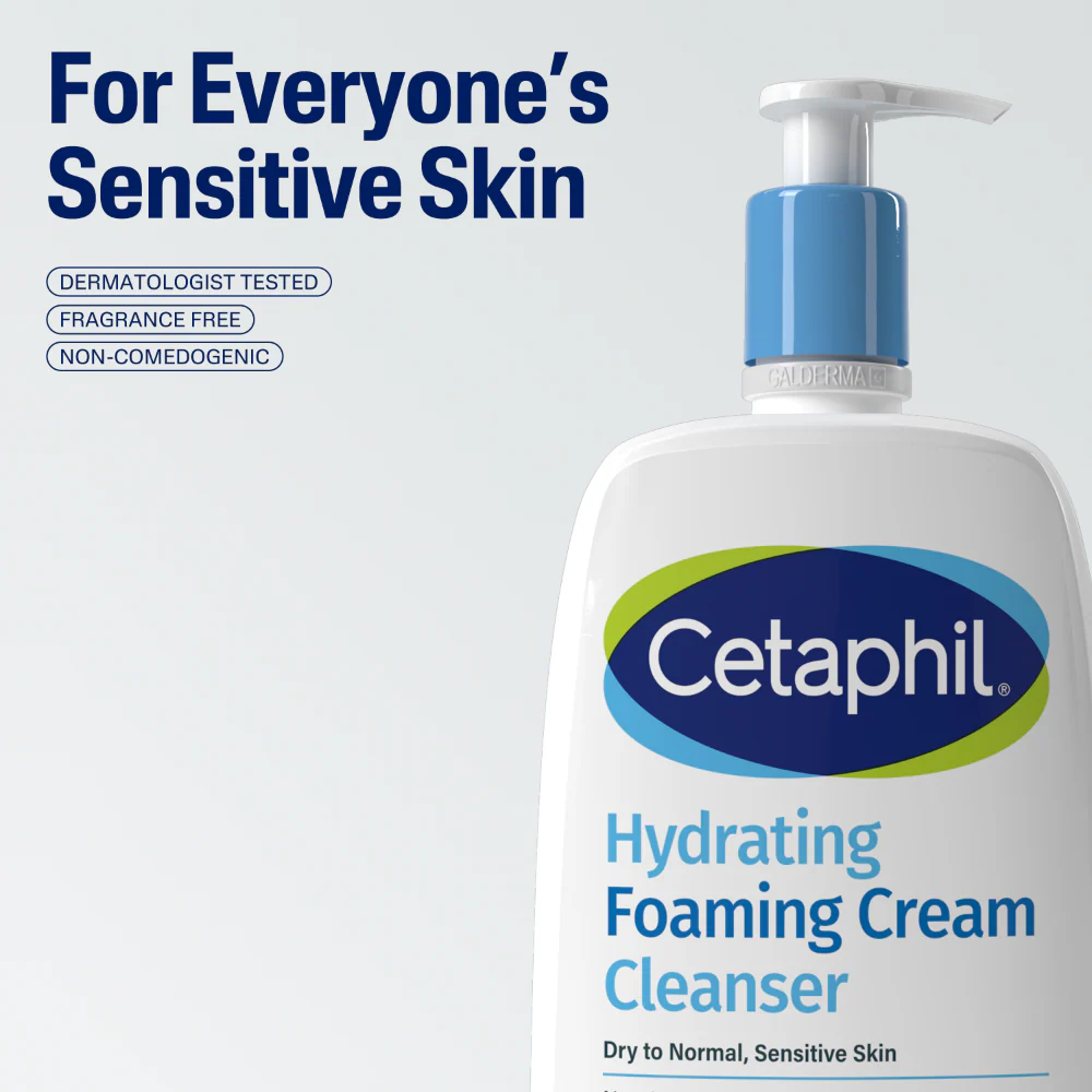 Cetaphil Hydrating Foaming Cream Cleanser 473ml - Image 6