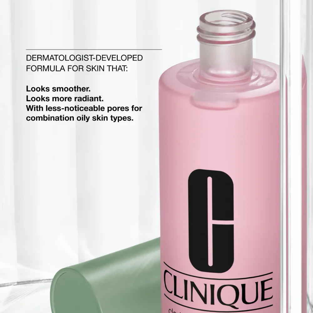 Clinique Clarifying Lotion Twice A Day Exfoliator Type 3 for Combination Oily Skin 400ml - Image 2