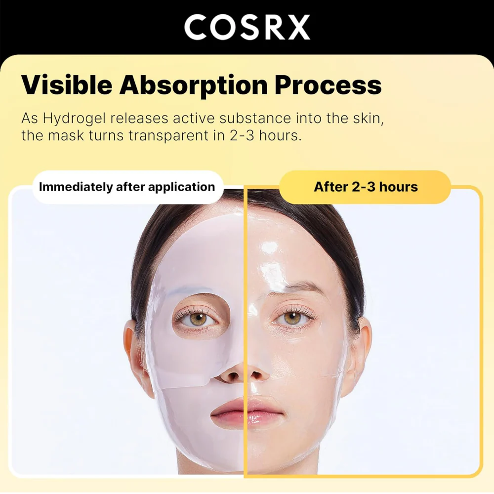 CosRx Advanced Snail Mucin Glass Glow Hydrogel Sheet Mask 34g - Image 2