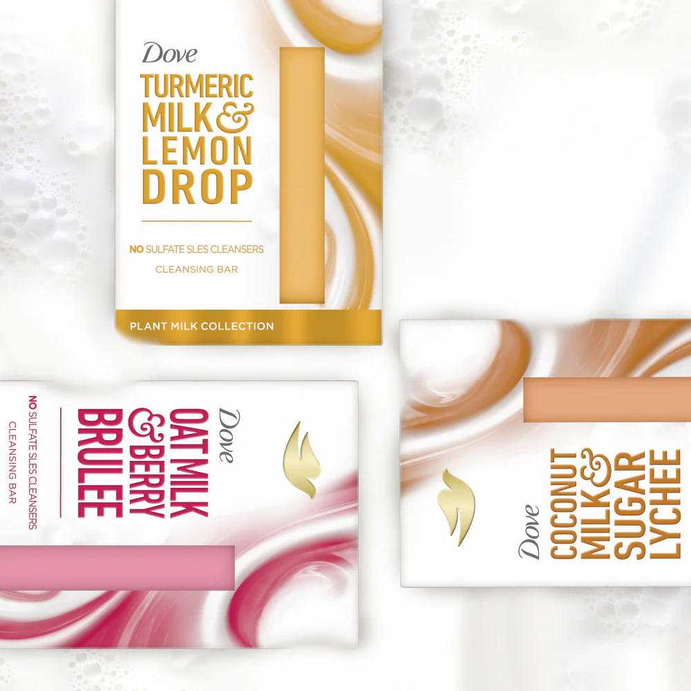 Dove Coconut Milk & Sugar Lychee Plant Milk Cleansing Bar 141g - Image 6