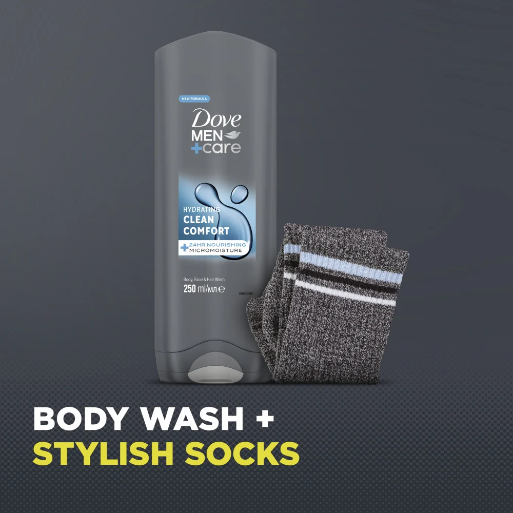 Dove Men+Care Clean Comfort Body Wash Set - Image 5