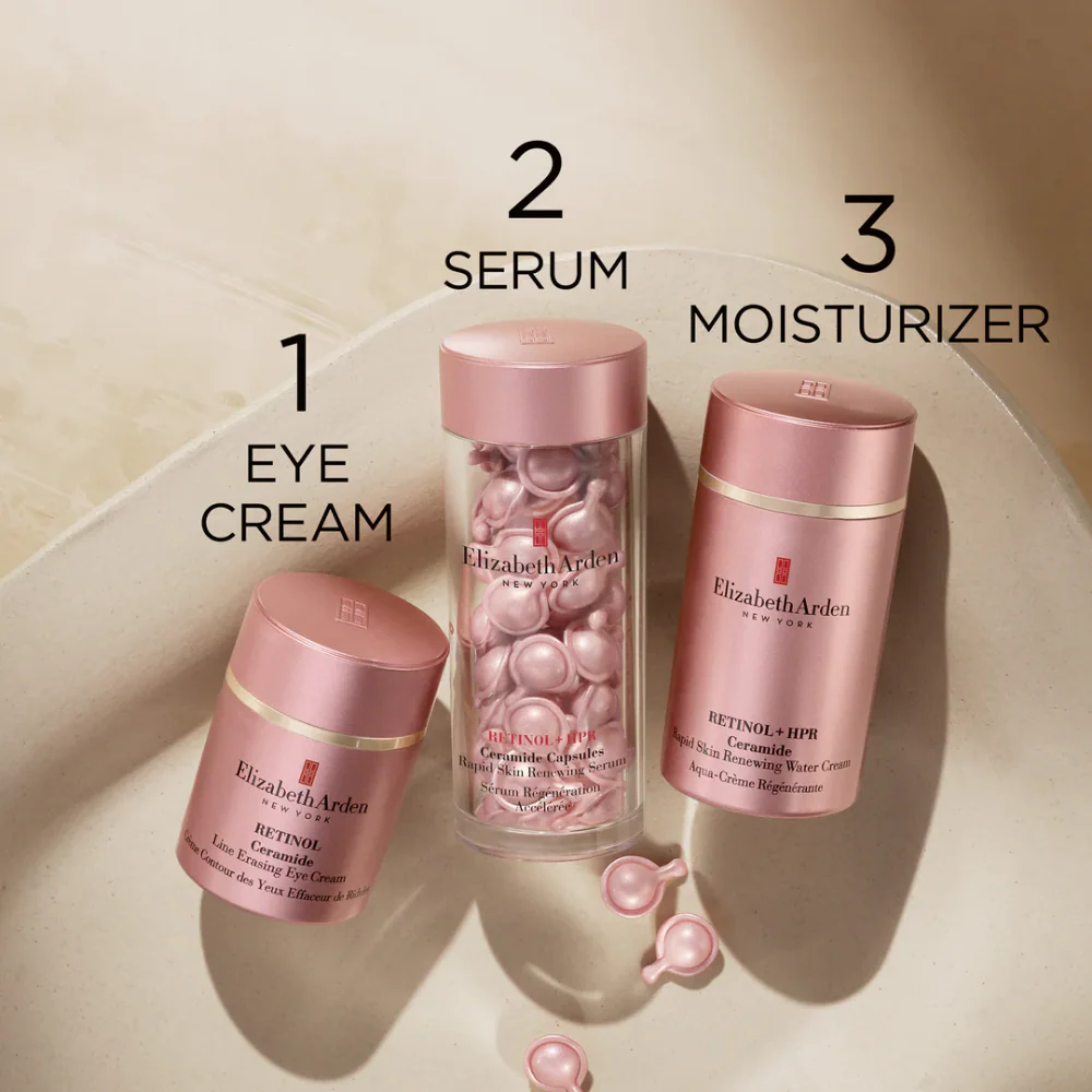 Elizabeth Arden Retinol + HPR Rapid Skin Renewing Ceramide Serum 60 Capsules - Image 12