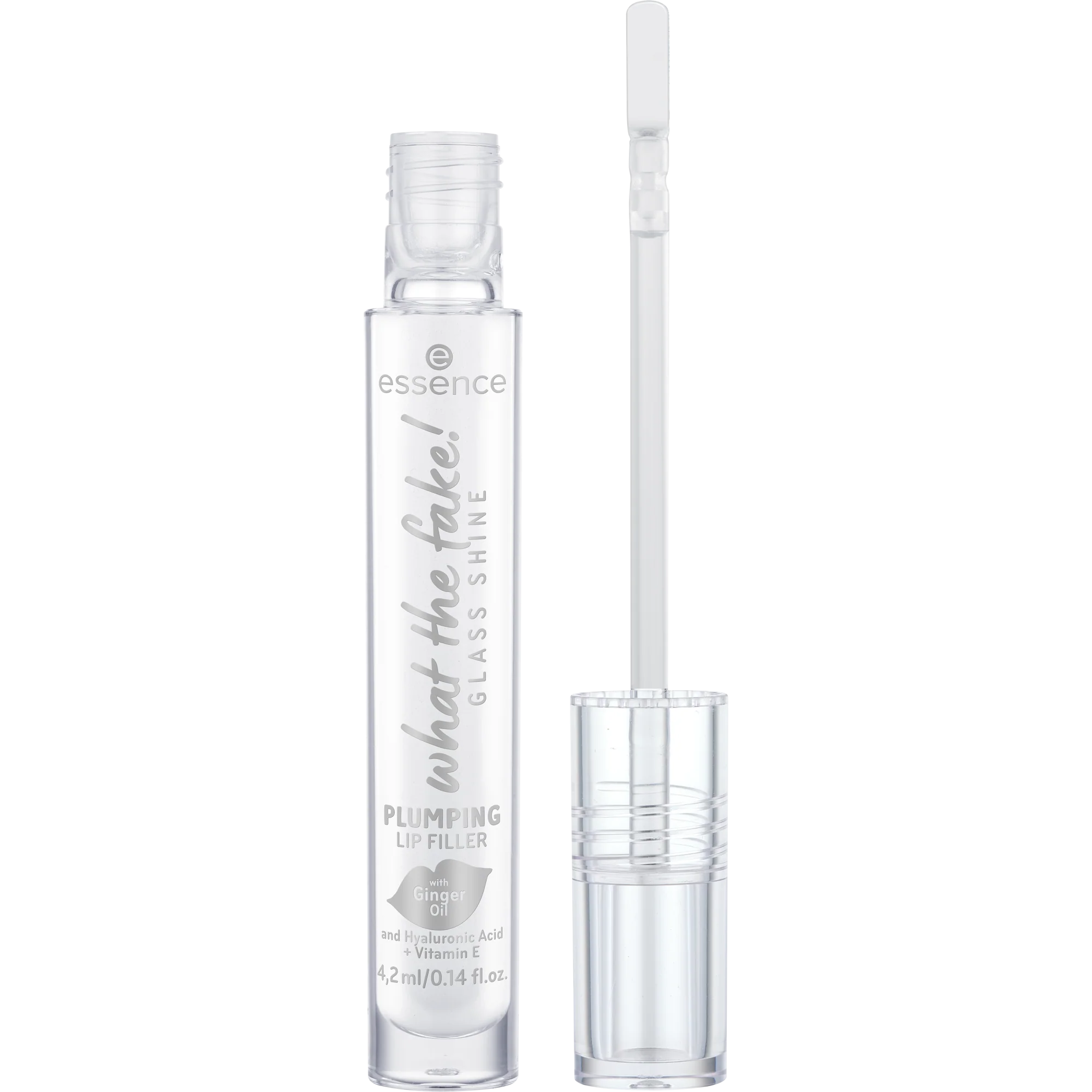 Essence What The Fake Glass Shine Lip Filler 01 Oh So Glassy 4.2ml - Image 2
