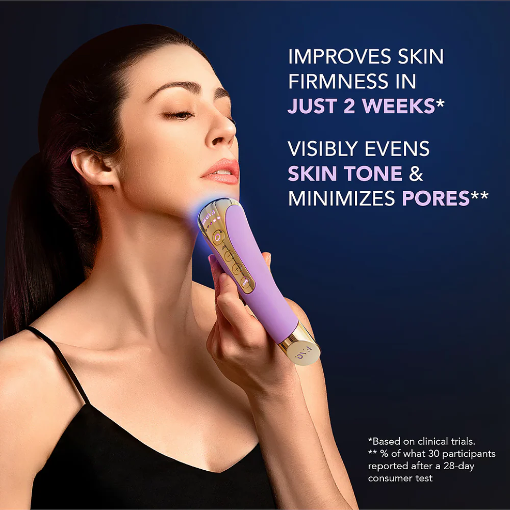 FOREO FAQ 101 Radio Frequency & Red Light Facial Rejuvenation Wand Amethyst - Image 4