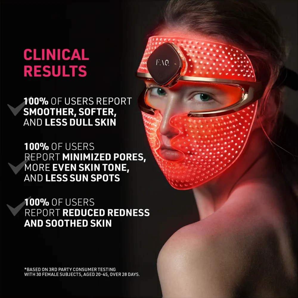 FOREO FAQ 202 Red Light Therapy Anti-Ageing LED Face Mask - Image 5
