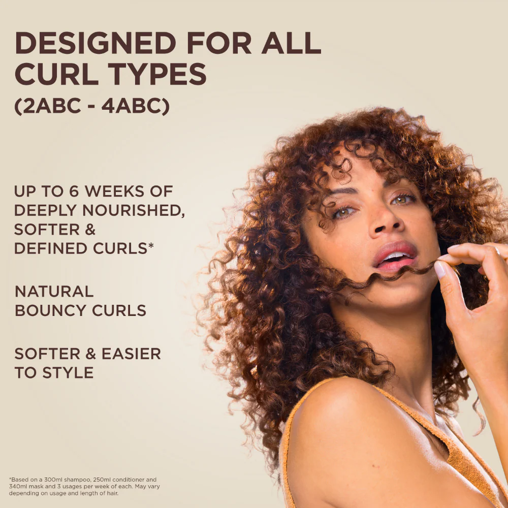 Garnier Ultimate Blends Curl Remedy Avocado Oil & Shea Butter Deep Nourishment Butter Hair Mask 340ml - Image 4