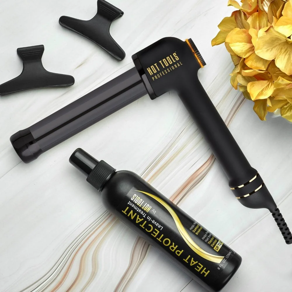 Hot Tools Black Gold 24k Curl Bar 32mm - Image 8