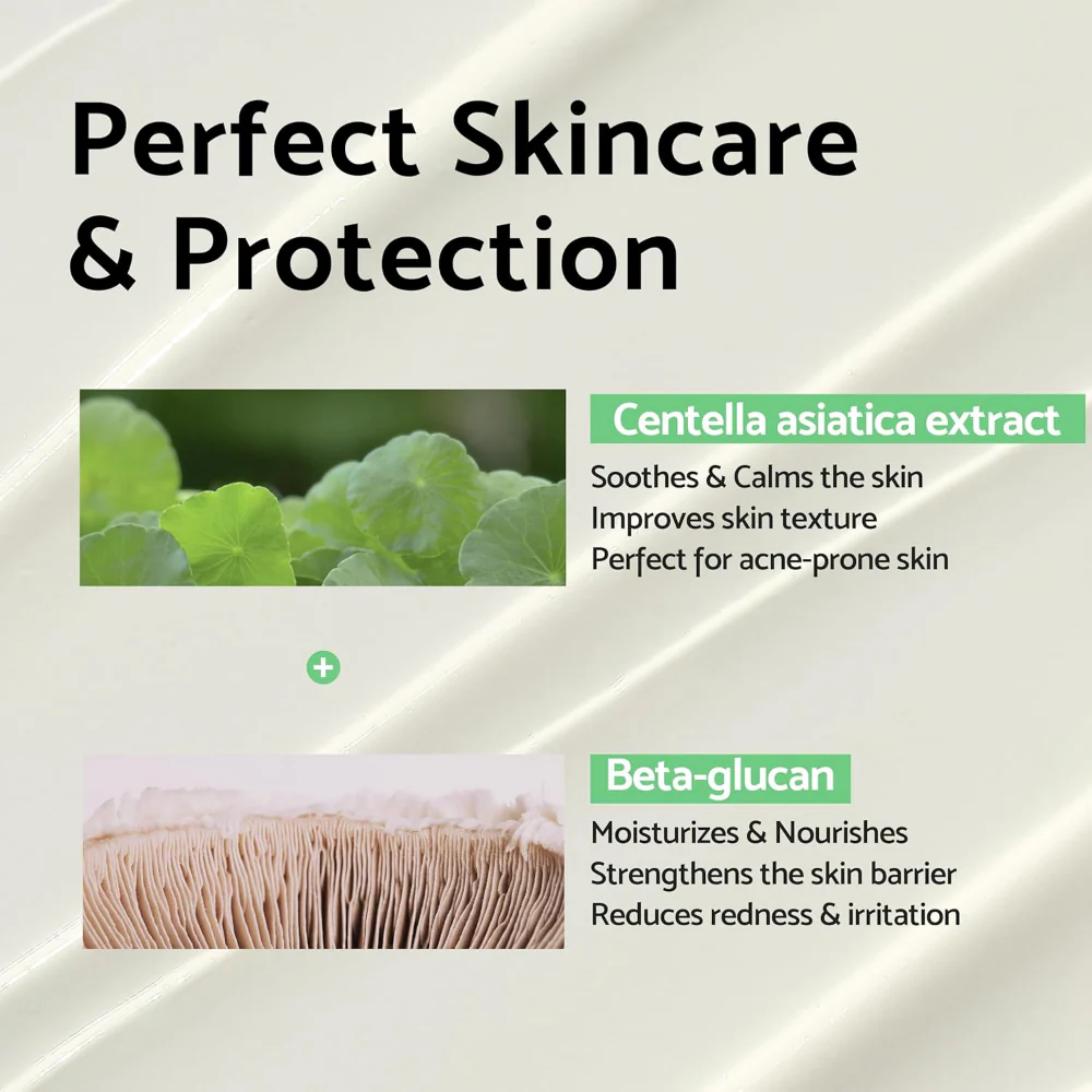IUNIK Centella Calming Daily Sunscreen PA++++ SPF50 60ml - Image 6