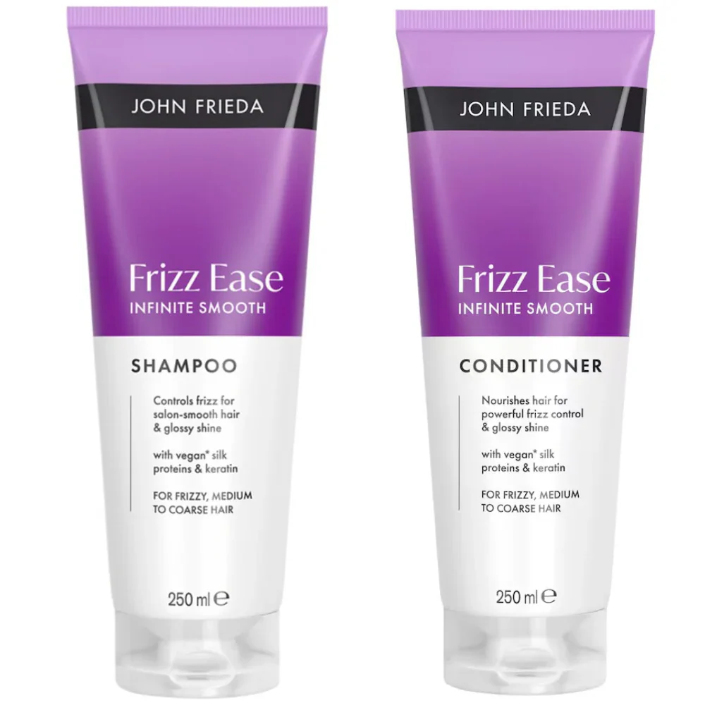 John Frieda Frizz Ease Infinite Smooth Shampoo & Conditioner Twin 2 x 250ml