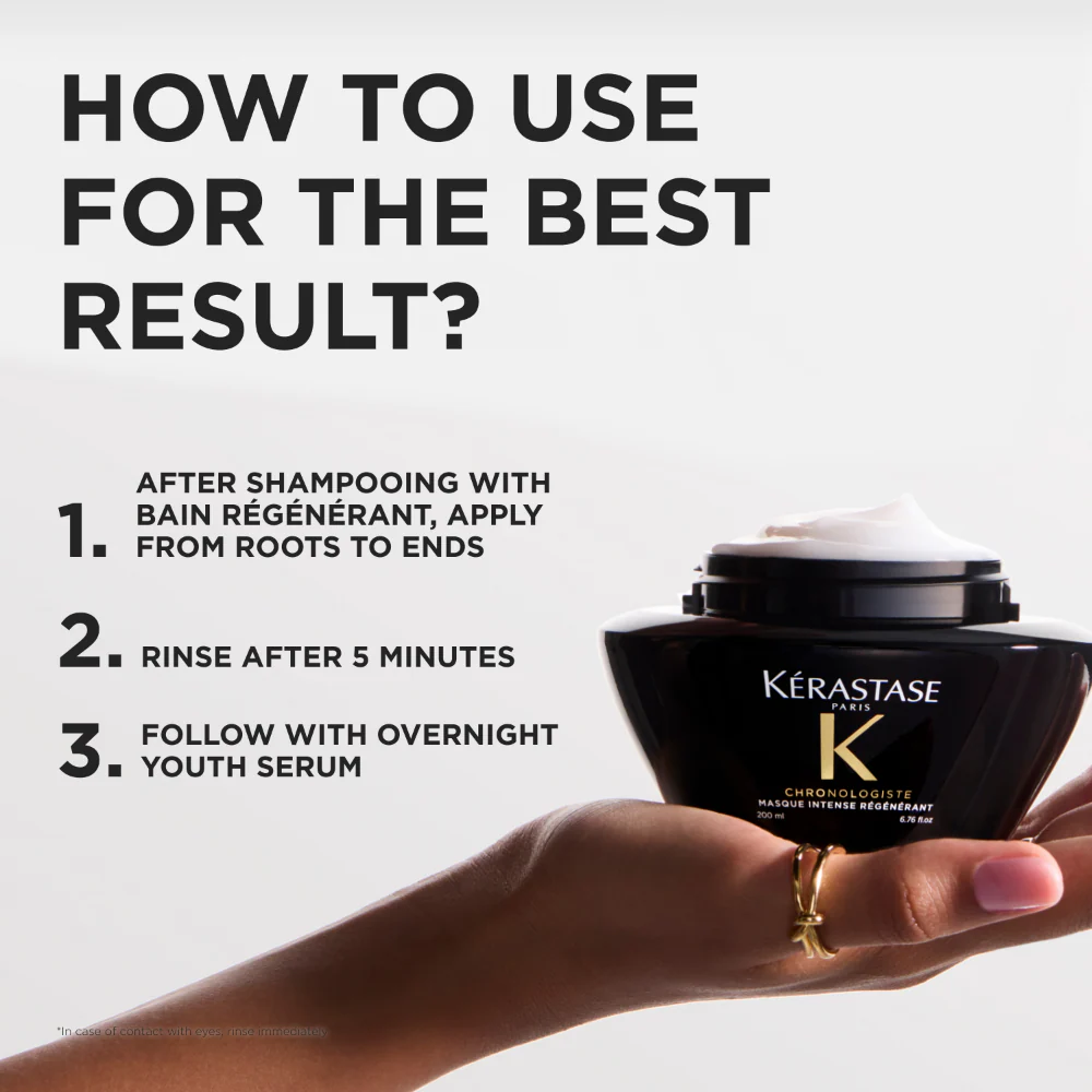 Kérastase Chronologiste Masque Intense Regenerant Hair Mask 200ml - Image 7