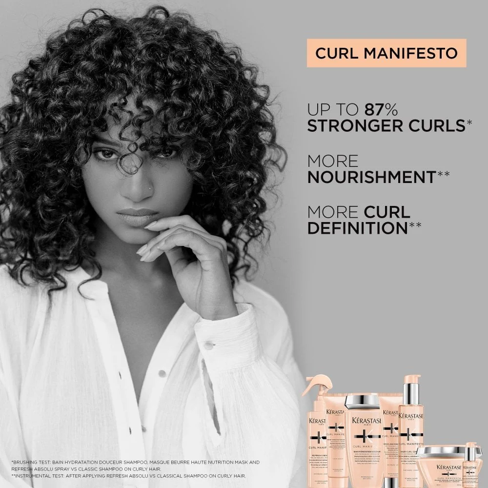 Kérastase Curl Manifesto Bain Hydration Gentle Creamy Shampoo 250ml - Image 4