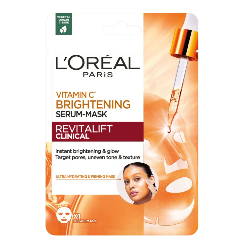 L'Oreal Paris Revitalift Clinical Vitamin C* Brightening Serum Mask 26g
