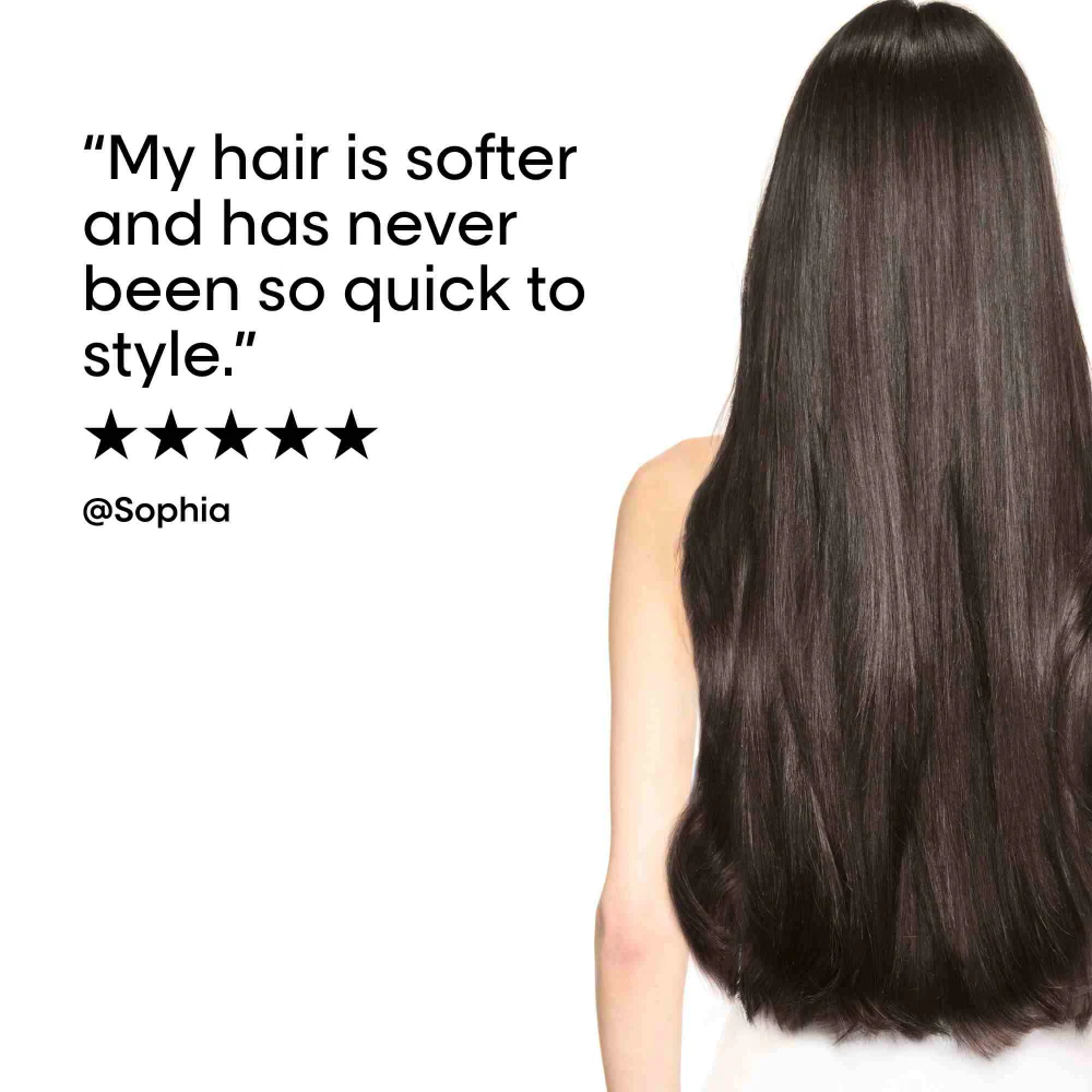 L'Oreal Professionnel Serie Expert Keratin Alpha Sleek Shampoo 300ml & Smooth Transformer Hair Treatment 250ml Twin - Image 9