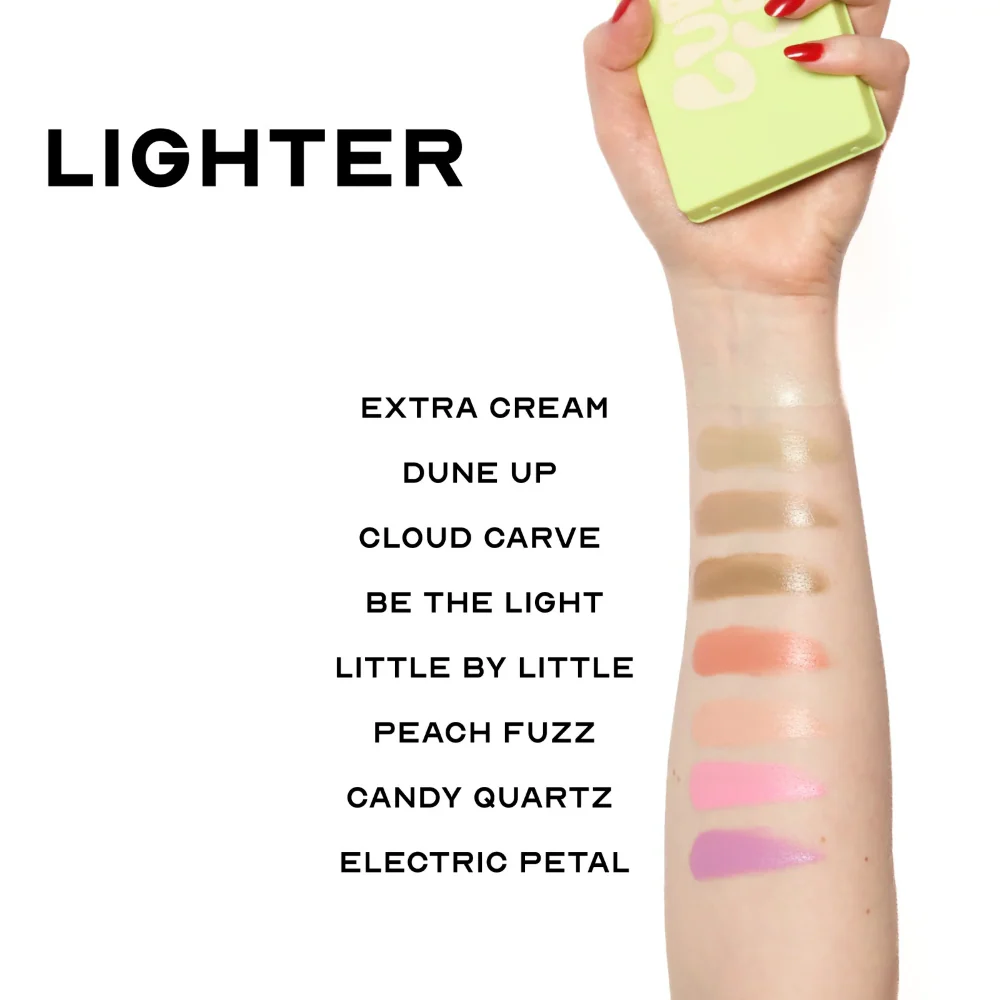 Made By Mitchell Curve Case Matte Cream Blusher & Bronzer Palette Lighter - Image 3