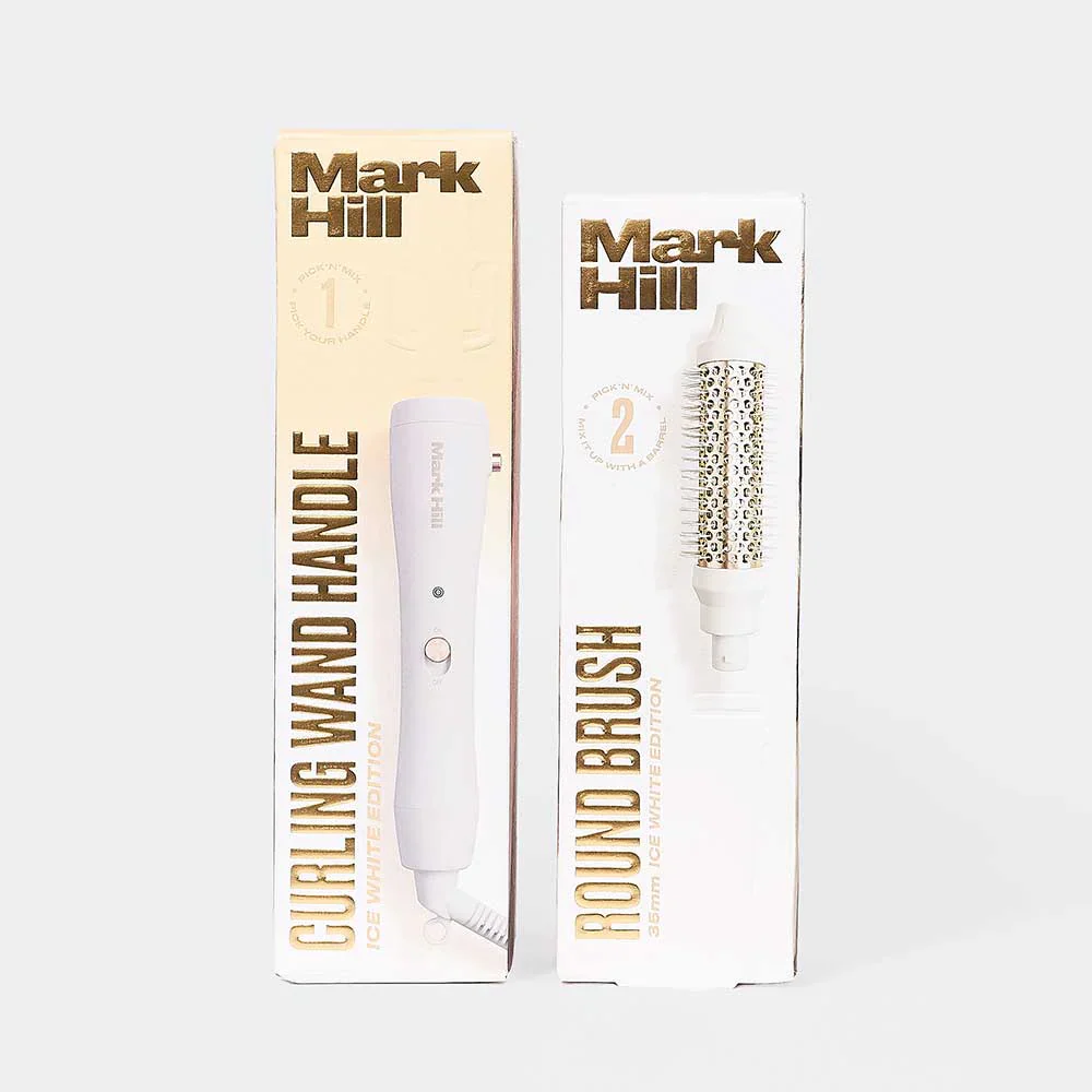 Mark Hill Pick 'N' Mix 35mm Round Brush Attachment Ice White Edition - Image 5