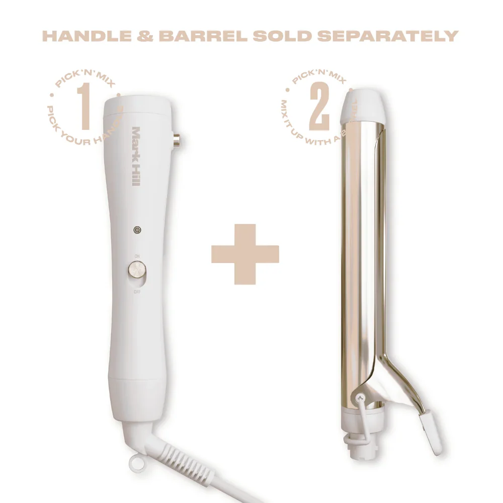 Mark Hill Pick 'N' Mix Curling Wand Handle Ice White Edition - Image 4