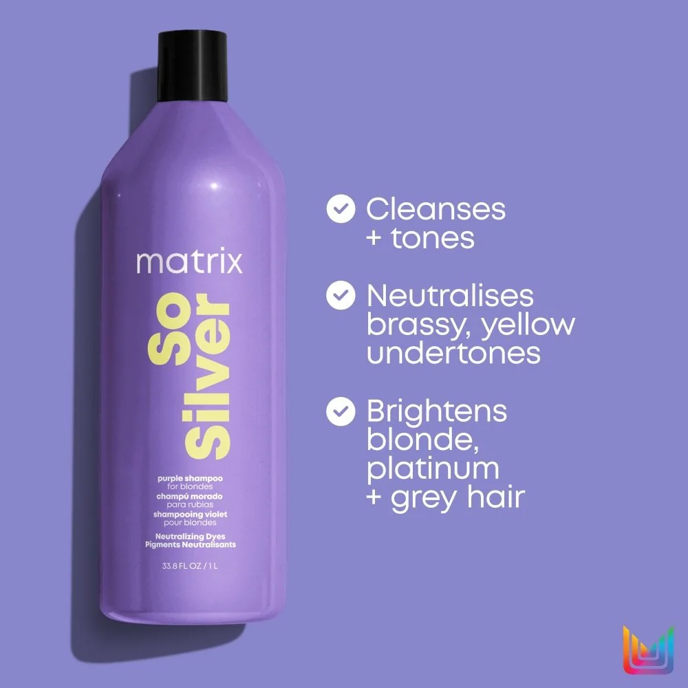 Matrix Total Results So Silver Purple Shampoo & Conditioner Twin 2 x 1000ml - Image 3