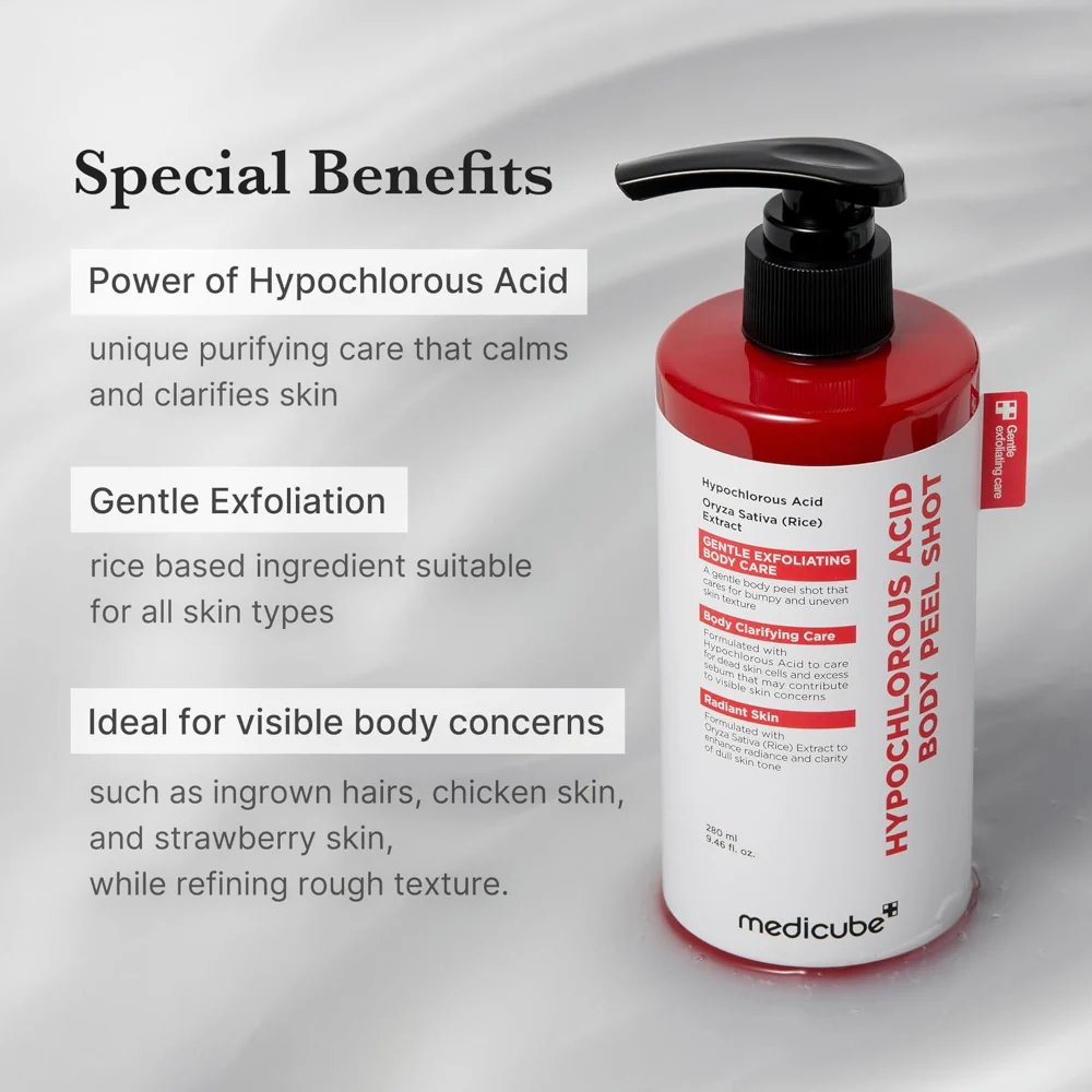 Medicube Hypochlorous Acid Body Peel Shot 280ml - Image 6
