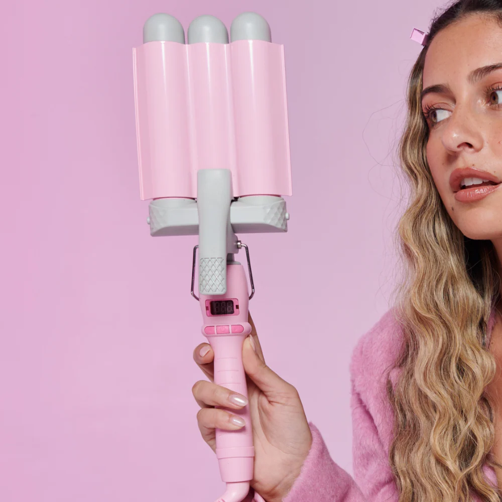 Mermade Hair Original Pro Waver Pink 32mm - Image 4