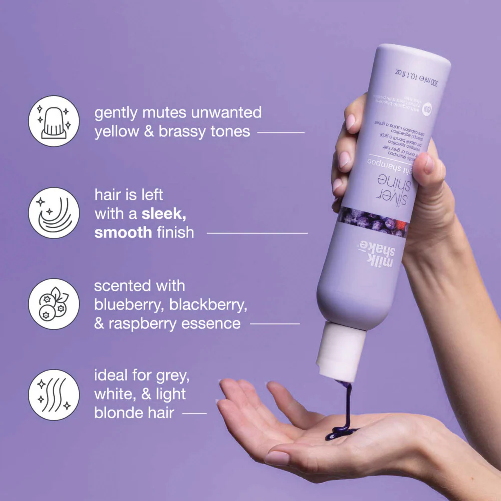 milk_shake Silver Shine Light Shampoo 300ml - Image 2