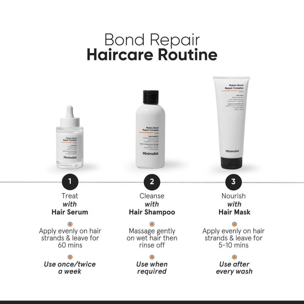Minimalist Maleic Bond Repair Complex 05% Hair Mask 200g - Image 7