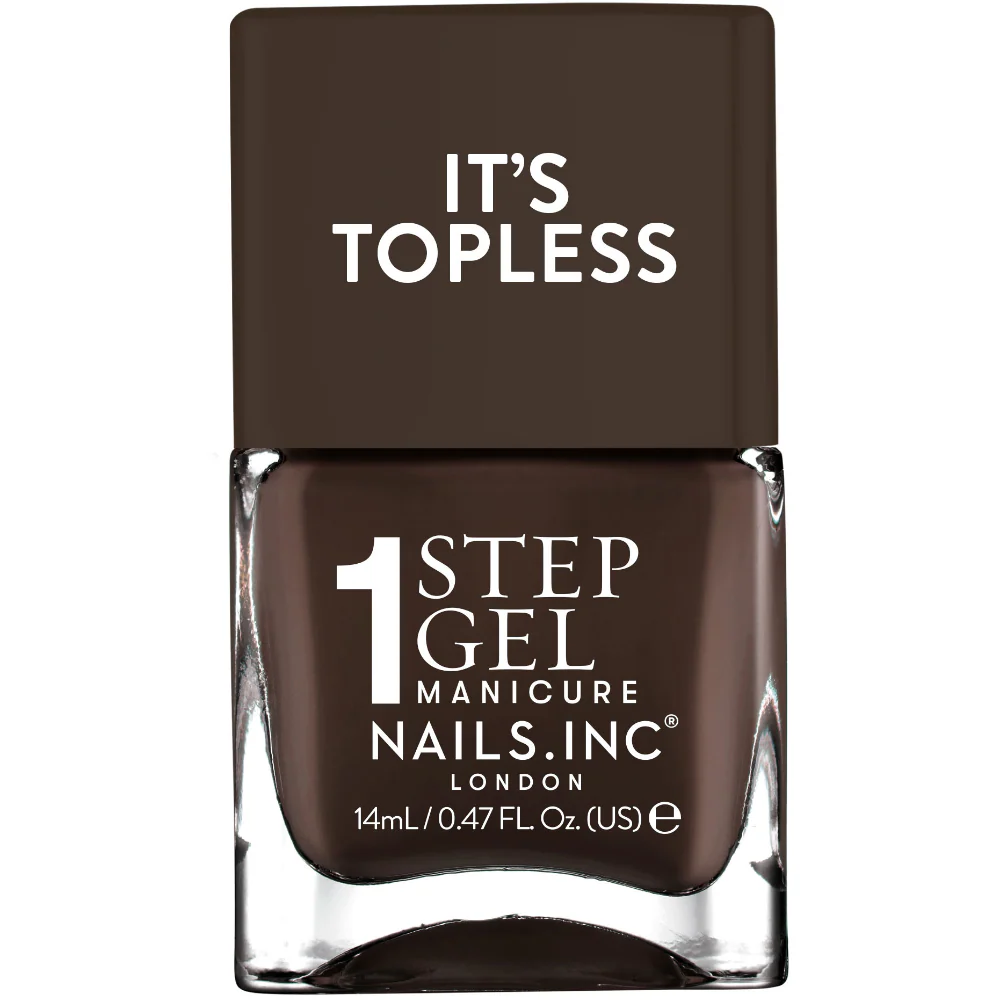 Nails Inc. It's Topless 1-Step Gel Kourtney Nail Polish 14ml