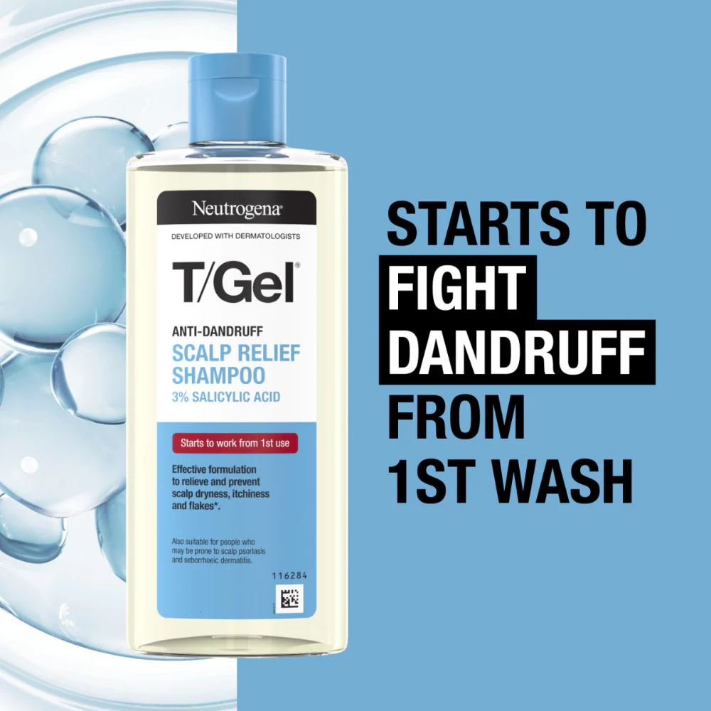 Neutrogena T-Gel Anti-Dandruff Scalp Relief Shampoo 150ml - Image 4