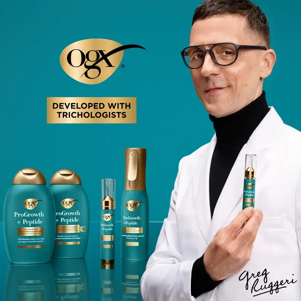 OGX ProGrowth + Peptide Shampoo 385ml - Image 5