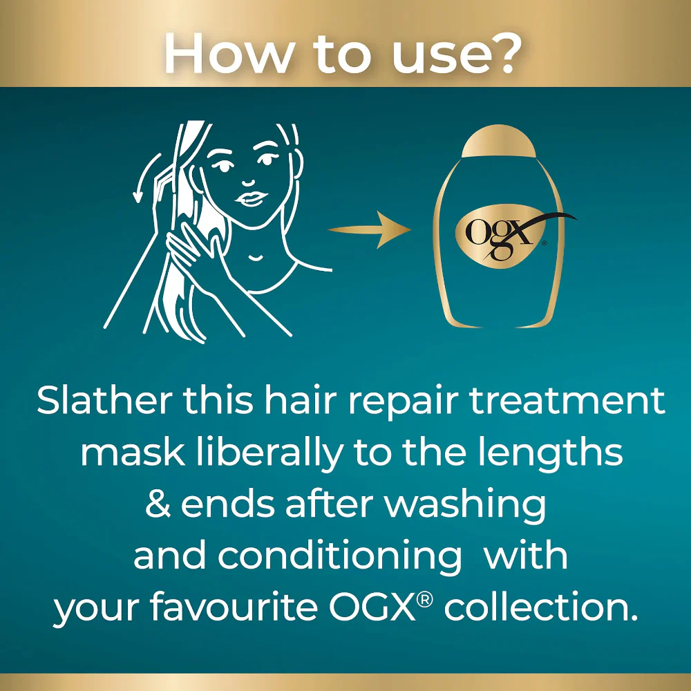 OGX Rescue Fusions Intense Hydration Recovery Hair Mask 285ml - Image 5