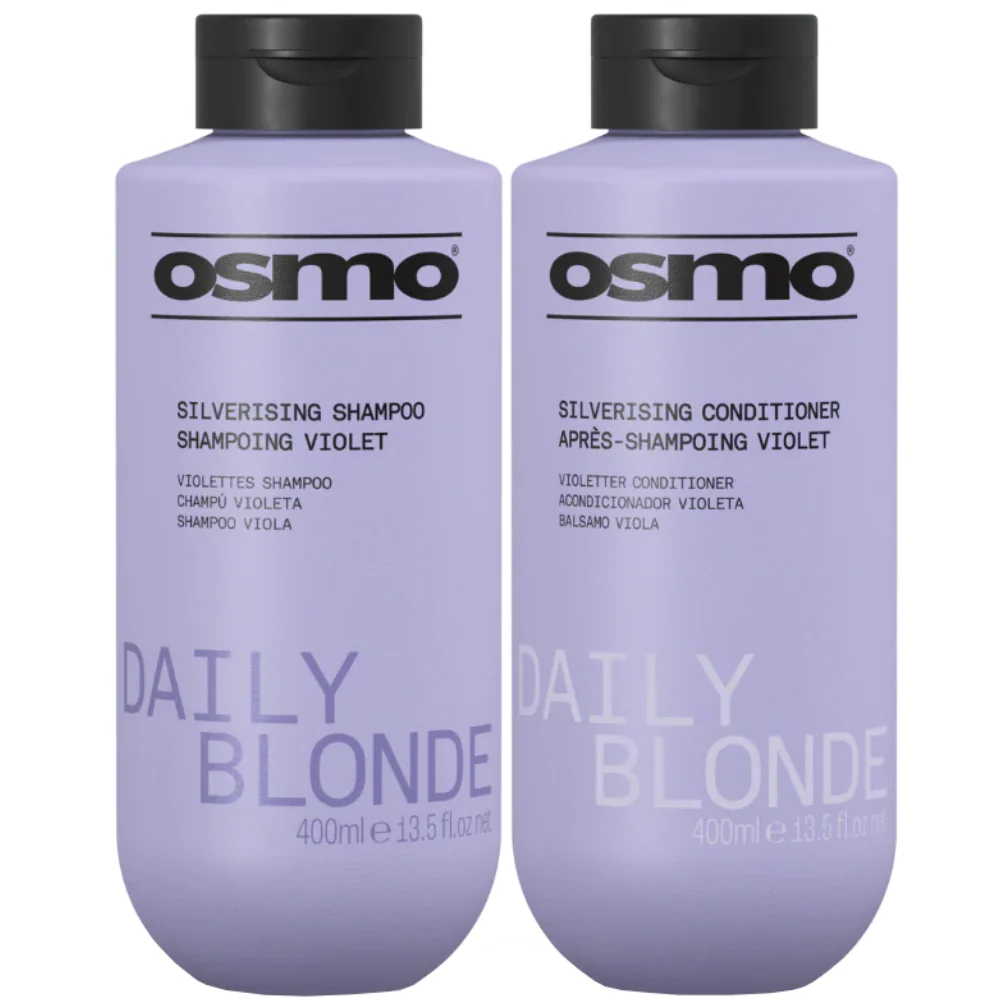 Osmo Daily Blonde Silverising Shampoo & Conditioner Twin 2 x 400ml