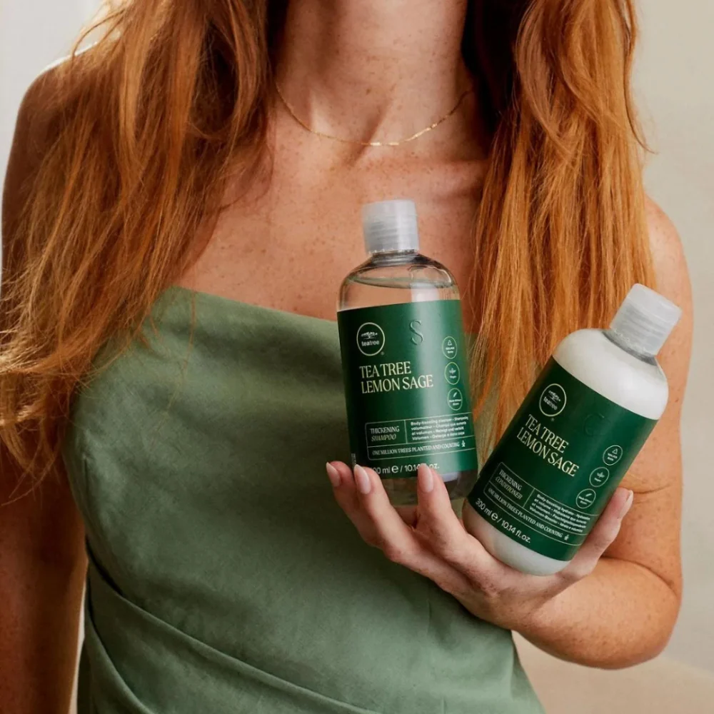 Paul Mitchell Tea Tree Lemon Sage Thickening Body Builder Shampoo & Conditioner Twin 2 x 300ml - Image 4