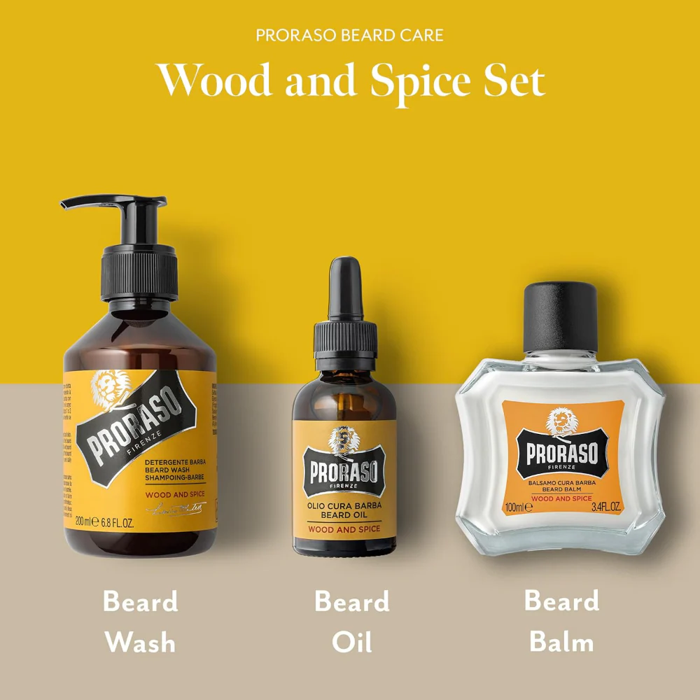 Proraso Metal Beard Wood & Spice Gift Set - Image 3