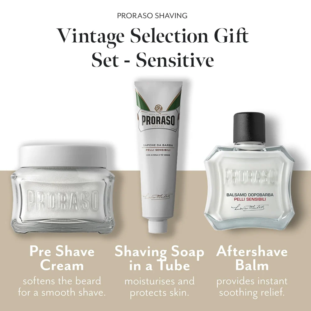 Proraso Vintage Sensitive Skin Gift Set - Image 3