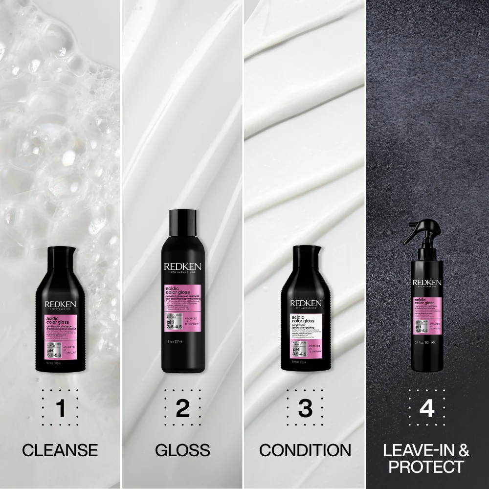 Redken Acidic Colour Gloss Gentle Cleansing Sulphate-Free Shampoo & Conditioner Twin 2 x 500ml - Image 6