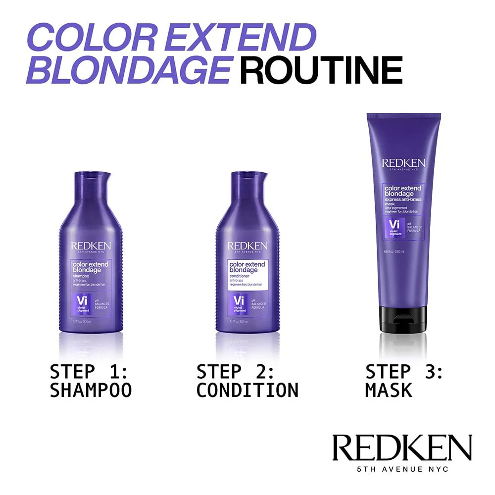 Redken Colour Extend Blondage Anti-Brass Shampoo 300ml - Image 6