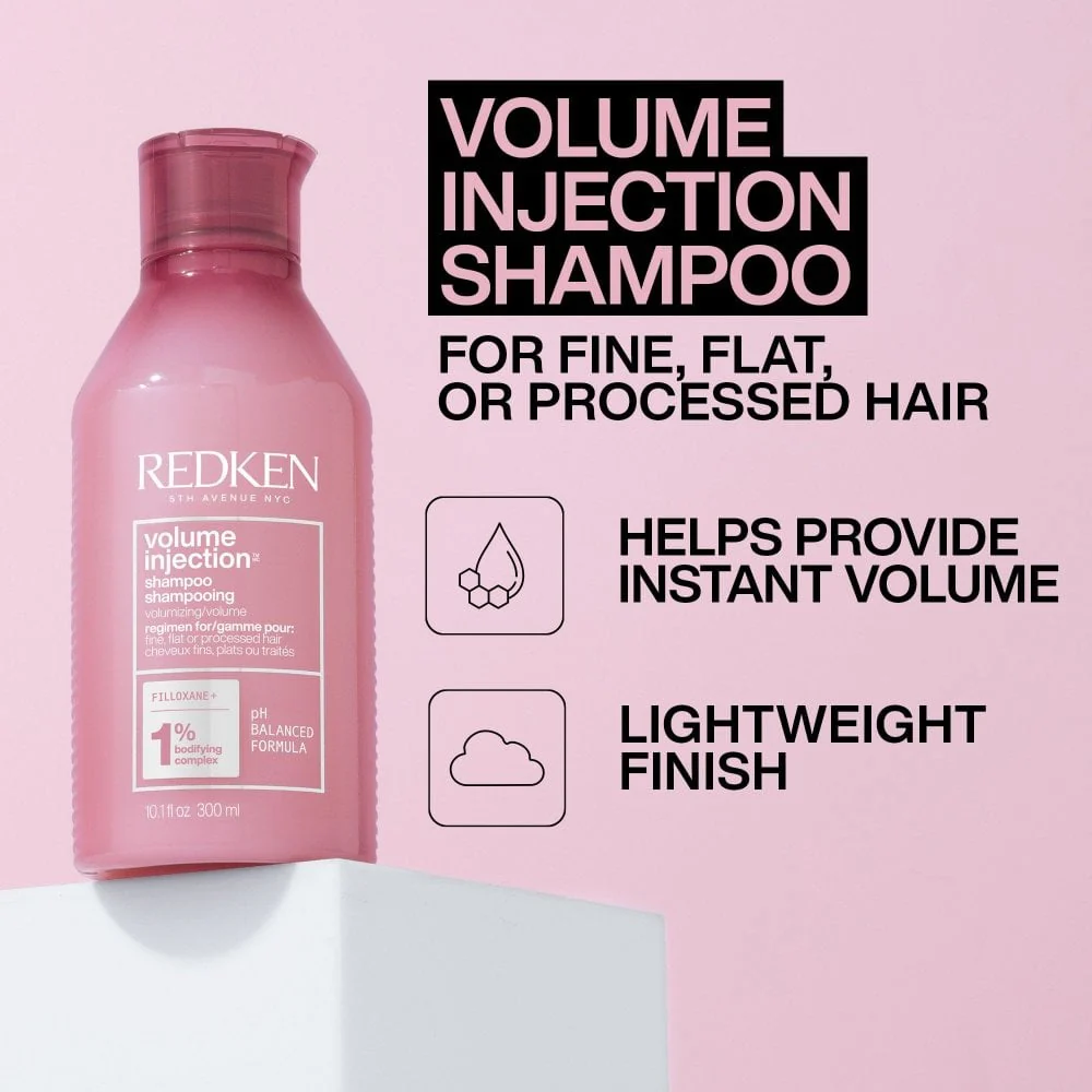 Redken Volume Injection Shampoo & Conditioner Twin 2 x 300ml - Image 4