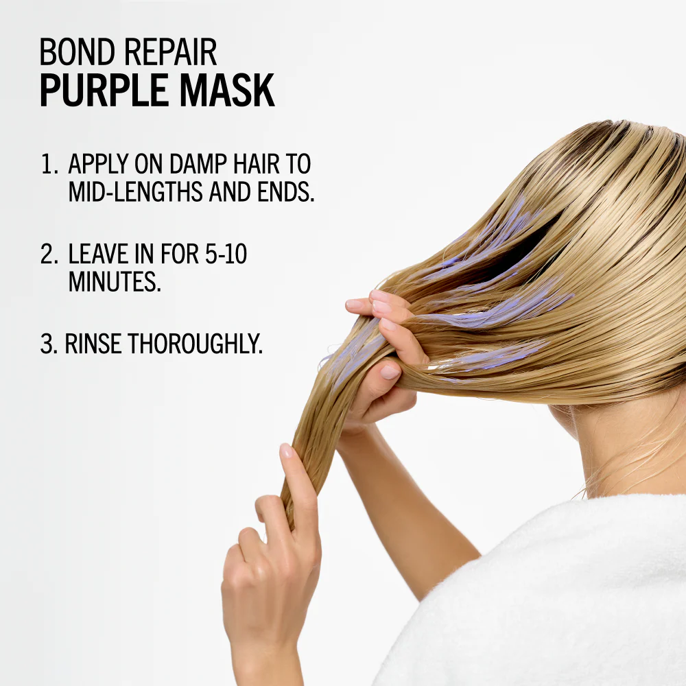 Schwarzkopf Professional BlondMe Bond Repair Purple Mask 500ml - Image 5