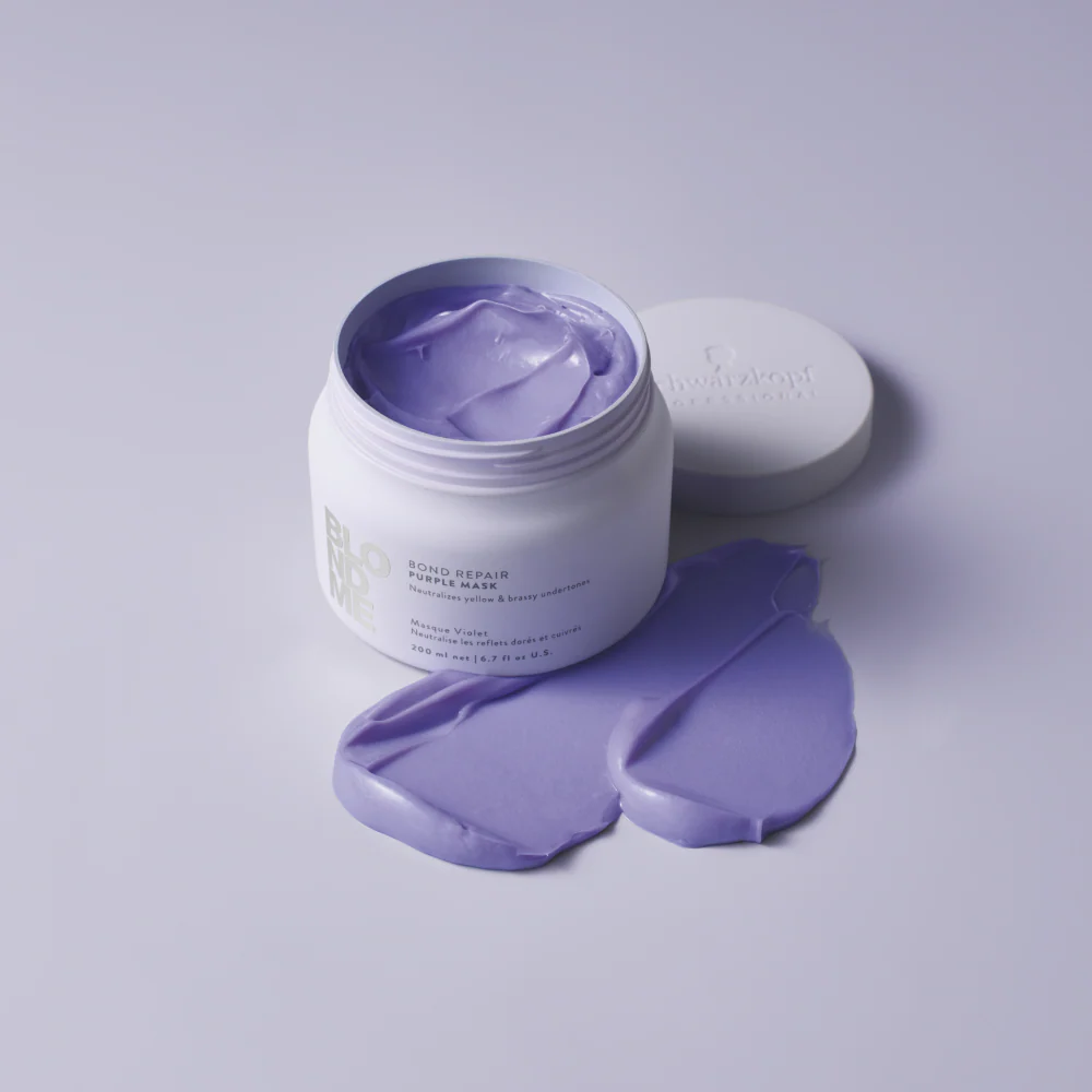 Schwarzkopf Professional BlondMe Bond Repair Purple Mask 500ml - Image 8