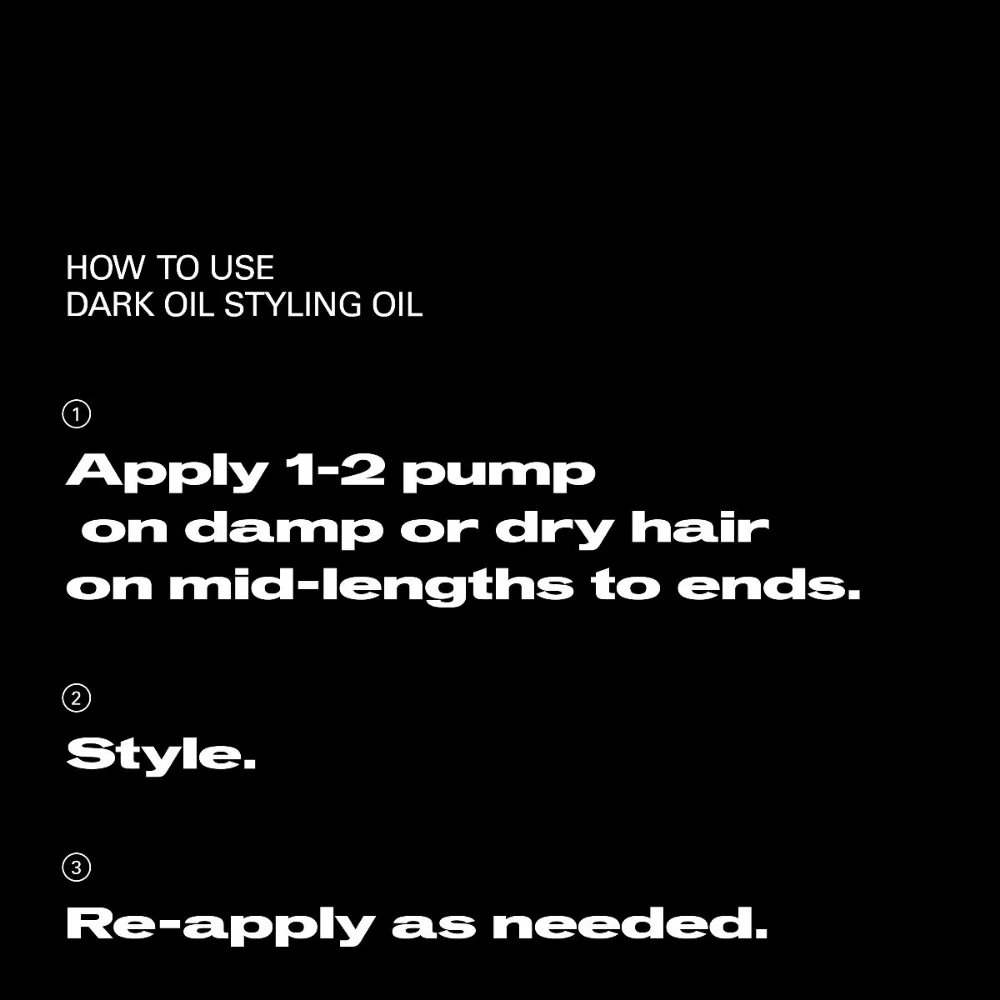 Sebastian Professional Dark Oil Smooth & Shine Styling Oil 100ml - Image 9