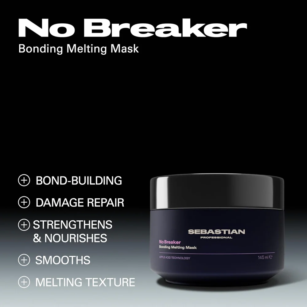 Sebastian Professional No Breaker Nourishing & Bonding Shampoo 280ml & No Breaker Bonding Melting Hair Mask 145ml Twin - Image 5
