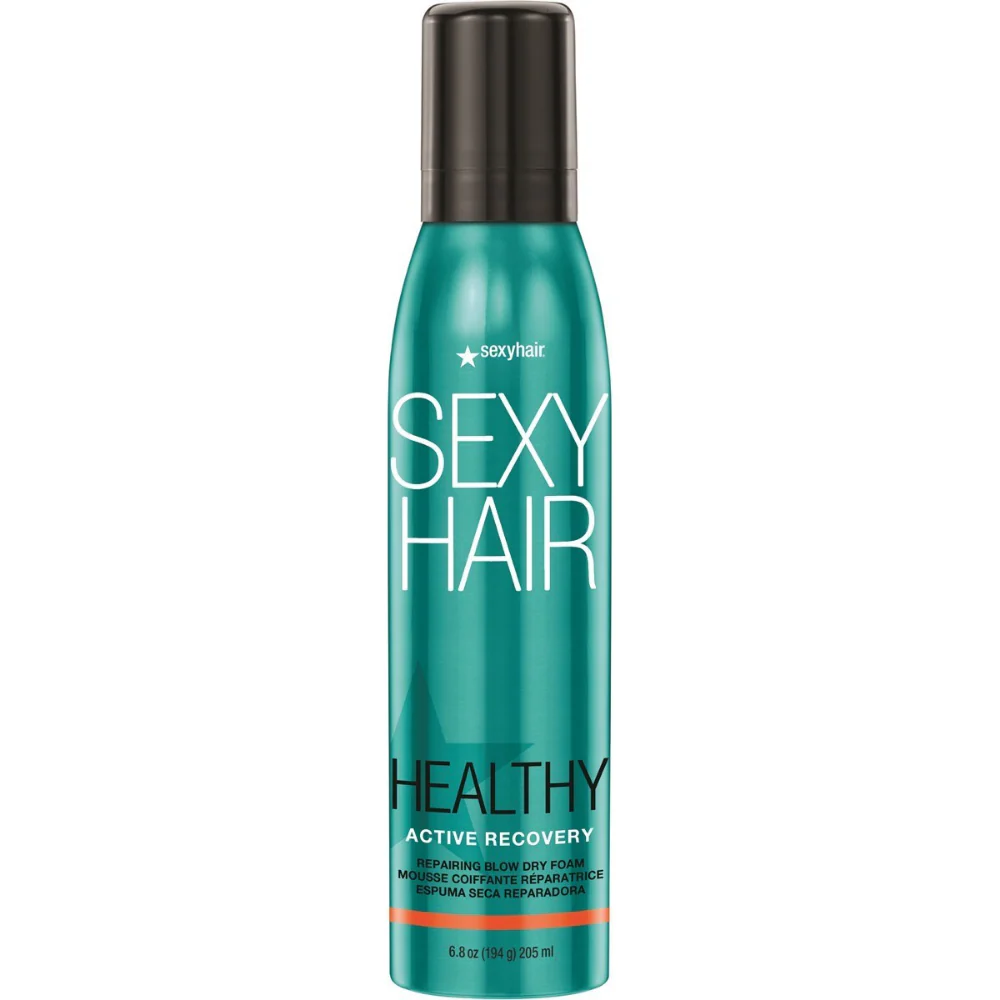 Sexy Hair Healthy Active Recovery Repairing Blow Dry Foam 205ml
