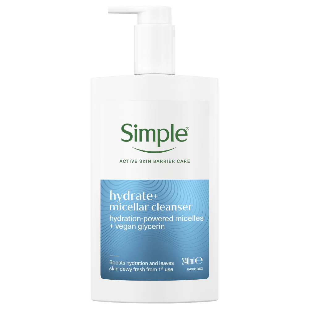 Simple Hydrate+ Micellar Gel Cleanser 240ml