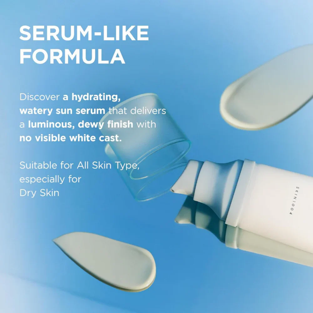 Skin1004 Madagascar Centella Hyalu-Cica Water-Fit Serum PA++++ SPF50+ Duo 2 x 50ml - Image 7